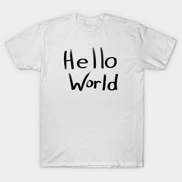 Hello World T-Shirt by nickbeta